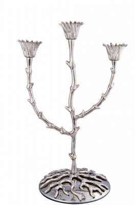 12% OFF on Sage Koncpt Cactus Aluminium 3 - Cup Candle Holder Silver, Pack of 1 12% OFF on Sage Koncpt Cactus Aluminium 3 - Cup Candle Holder Silver, Pack of 1