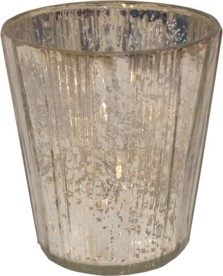 34% OFF on Golmall Shop Glass 1 - Cup Tealight Holder Silver, Pack of 1