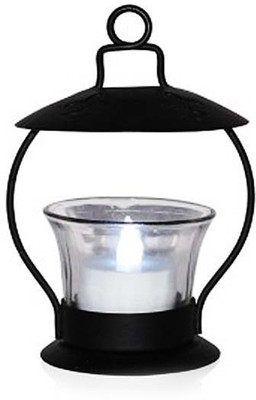 Toygully Glass 1 - Cup Tealight Holder Set Black, Pack of 1 Toygully Glass 1 - Cup Tealight Holder Set Black, Pack of 1