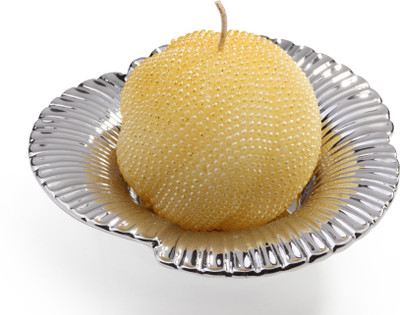 Fennel Ceramic Tealight Holder Silver, Pack of 1 Fennel Ceramic Tealight Holder Silver, Pack of 1