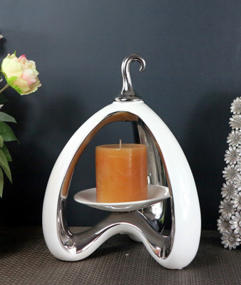 9% OFF on Importwala Ceramic 1 - Cup Candle Holder White, Pack of 1 9% OFF on Importwala Ceramic 1 - Cup Candle Holder White, Pack of 1