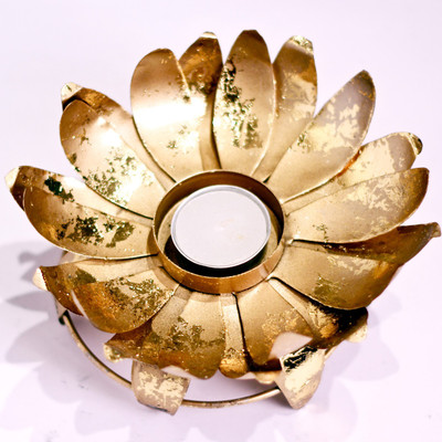 14% OFF on Wink LOTUS VOTIVE HOLDER Iron 1 - Cup Tealight Holder Gold, Pack of 1 14% OFF on Wink LOTUS VOTIVE HOLDER Iron 1 - Cup Tealight Holder Gold, Pack of 1