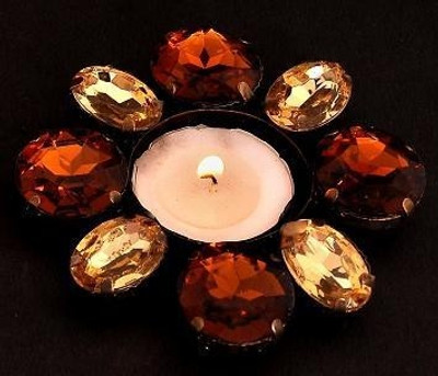 55% OFF on Indigo Creatives Brass Candle Holder Gold, Pack of 1 55% OFF on Indigo Creatives Brass Candle Holder Gold, Pack of 1