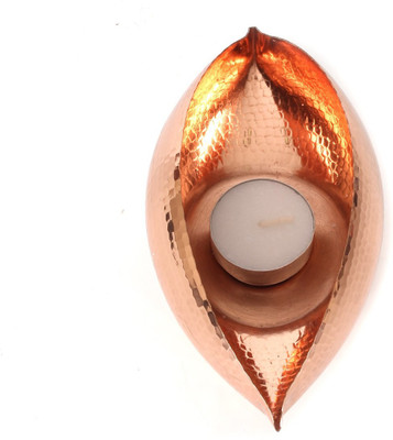 CherryTin Copper 1 - Cup Tealight Holder Copper, Pack of 1 CherryTin Copper 1 - Cup Tealight Holder Copper, Pack of 1