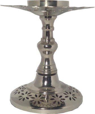 50% OFF on Era Traders Aluminium 1 - Cup Candle Holder Silver, Pack of 1