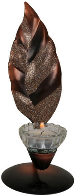 39% OFF on Indikala Wrought Iron Leaf Stand Steel 1 - Cup Candle Holder Black, Brown, Pack of 1 39% OFF on Indikala Wrought Iron Leaf Stand Steel 1 - Cup Candle Holder Black, Brown, Pack of 1