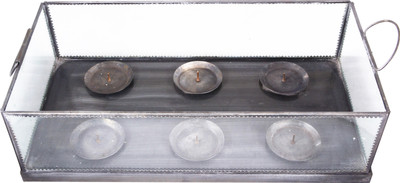 E-Studio Iron Candle Holder Black, Pack of 1 E-Studio Iron Candle Holder Black, Pack of 1