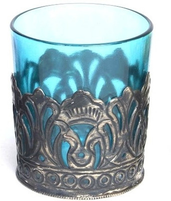20% OFF on Indian Reverie Glass Tealight Holder Blue, Pack of 1 20% OFF on Indian Reverie Glass Tealight Holder Blue, Pack of 1