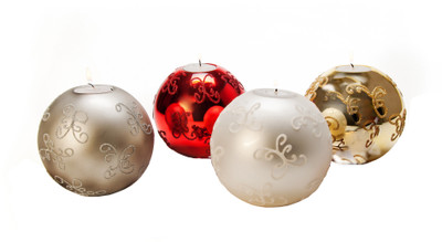 12% OFF on Importwala Shimmer Ball Holder- Set Glass Tealight Holder Set Multicolor, Pack of 4 12% OFF on Importwala Shimmer Ball Holder- Set Glass Tealight Holder Set Multicolor, Pack of 4