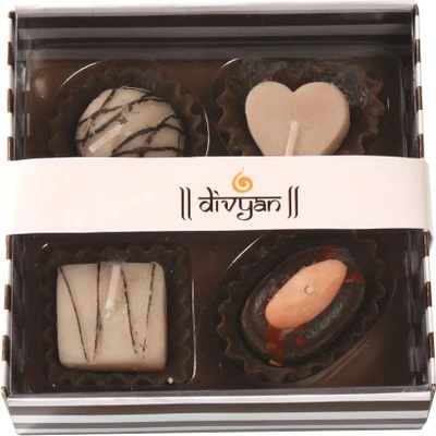 21% OFF on Divyan Choco Delight Candle Aluminium 1 - Cup Candle Holder Brown, Pack of 4 21% OFF on Divyan Choco Delight Candle Aluminium 1 - Cup Candle Holder Brown, Pack of 4