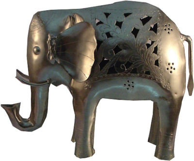 40% OFF on Apkamart Elephant Shaped Cast Iron 1 - Cup Candle Holder Steel, Pack of 1