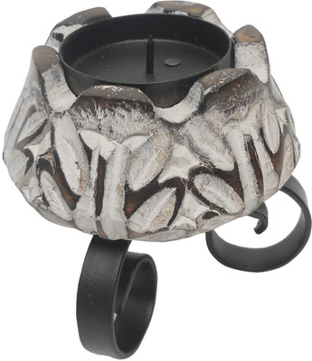 33% OFF on Pindia Wooden, Iron 1 - Cup Tealight Holder Brown, Black, Pack of 1 33% OFF on Pindia Wooden, Iron 1 - Cup Tealight Holder Brown, Black, Pack of 1