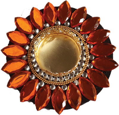 44% OFF on Nehal Arts Sponge Tealight Holder Orange, Pack of 1