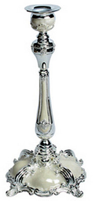 Momentz Silver Candle Holder Silver, Pack of 1 Momentz Silver Candle Holder Silver, Pack of 1