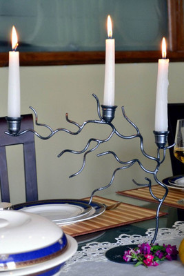 4% OFF on AG Gifts Iron 3 - Cup Candle Holder Silver, Pack of 1 4% OFF on AG Gifts Iron 3 - Cup Candle Holder Silver, Pack of 1
