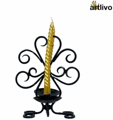 16% OFF on Artlivo UBER ELEGANT Stands with Tray CH001 Iron 1 - Cup Candle Holder Set Black, Pack of 1 16% OFF on Artlivo UBER ELEGANT Stands with Tray CH001 Iron 1 - Cup Candle Holder Set Black, Pack of 1