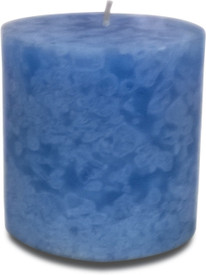 Pride & Joy Arts Cloud Effect Pillar Candle (Blue, Pack Of 1)