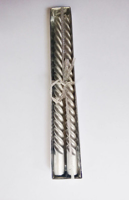 33% OFF on Zanky Silver Spiral Candle