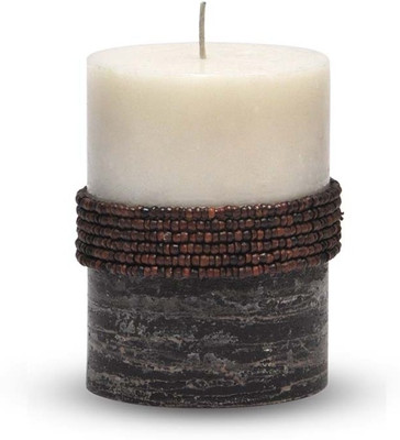 Pride & Joy Arts Rustic Beads Candle