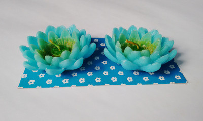 60% OFF on Zanky Lotus Shaped Candle