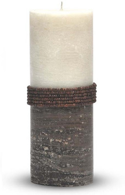 Pride & Joy Arts Rustic Beads Candle Pride & Joy Arts Rustic Beads Candle