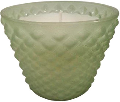 44% OFF on GolMaalShop Classy Green Glass Wax Votive Candle