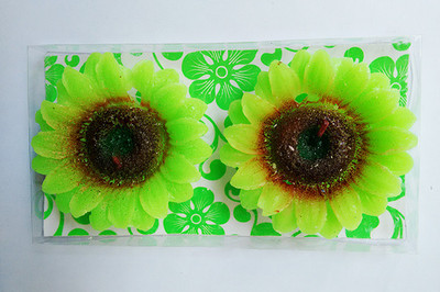 40% OFF on Zanky Green Sunflower Shaped Candle 40% OFF on Zanky Green Sunflower Shaped Candle