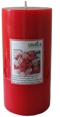 11% OFF on Litstick P-3x6-P-Rose Candle