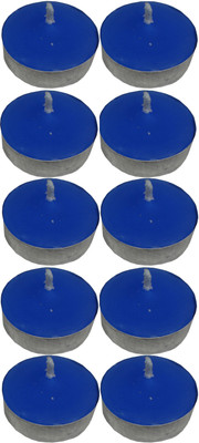 Atorakushon Scented Smokeless Tealight T-Lite Pack Of 40 Candle (Blue, Pack Of 40)