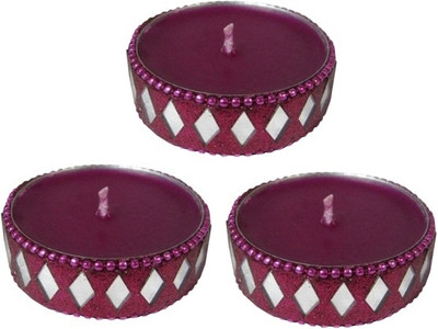 10% OFF on The Bombay Store Beaded Pink Candle 10% OFF on The Bombay Store Beaded Pink Candle