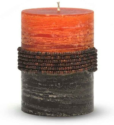 Pride & Joy Arts Rustic Beads Candle