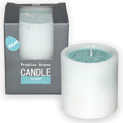 DECO aro Ocean Pillar D/C Wax Candle DECO aro Ocean Pillar D/C Wax Candle