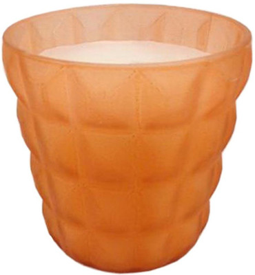 44% OFF on GolMaalShop Orange Glass Wax Votive Candle 44% OFF on GolMaalShop Orange Glass Wax Votive Candle