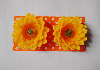 60% OFF on Zanky Lotus Shaped Candle