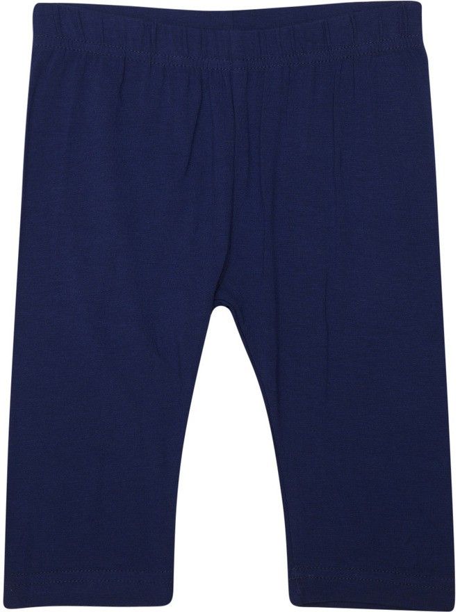 25% OFF on De Moza Junior Viscose Lycra 3/4th Solid 10-11 Yrs Navy Blue Girl's Capri