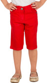 Tangerine Plain Girl's Capri Tangerine Plain Girl's Capri