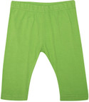 40% OFF on De Moza Junior Viscose Lycra 3/4th Solid 10-11 Yrs Parrot Green Girl's Capri
