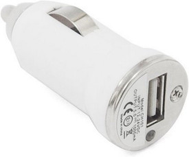 Ample Wings USB Car Mobile Charger White For Samsung Sony HTC Nokia Micromaxx Lava Note2 Desire 826 Smartphones Car Charger (White)
