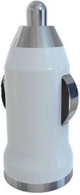 Ample Wings USB Car Mobile Charger White For Samsung Sony HTC Nokia Micromaxx Lava Note2 Car Charger (White)