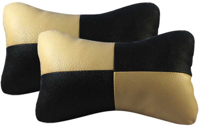 40% OFF on Spedy Black & Beige Colour Neck Pillow Car Cushion