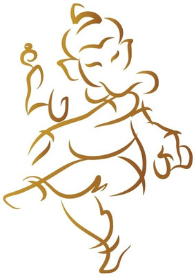 42% OFF on WallDesign Jai Ganesha Windows Car Sticker