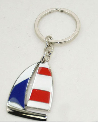 19% OFF on Daffodils Sail Boat Key Chain