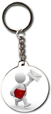 55% OFF on Smileonline Love Round Wood 04 Key Chain