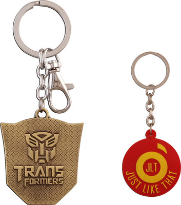 15% OFF on JLT Transformers Golden Plate Metal With Transformers Written Locking Key Chain 15% OFF on JLT Transformers Golden Plate Metal With Transformers Written Locking Key Chain