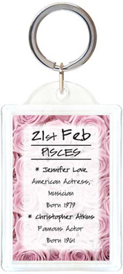 Everyday Gifts 21st February Key Chain Everyday Gifts 21st February Key Chain