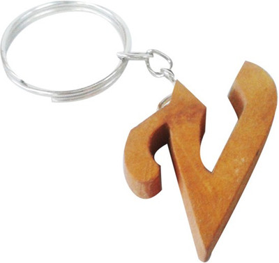 32% OFF on Decor Tattva Inc Alphabet V Key Chain