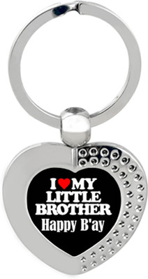 58% OFF on Tiedribbons Happy Birthday Gift For My Sweet Brother Metal Heart Key Chain