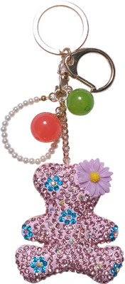 50% OFF on Super Drool Pink Stone Studded Teddy Designer Key Chain 50% OFF on Super Drool Pink Stone Studded Teddy Designer Key Chain