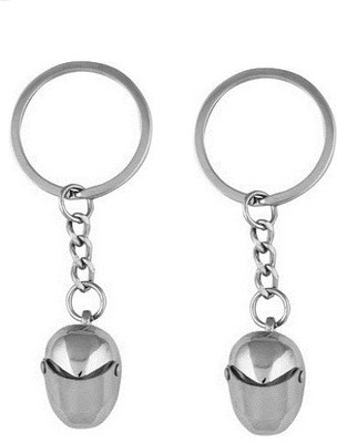 9% OFF on Phoenix Pack of 2 Helmet curved Gate metal Key Chain 9% OFF on Phoenix Pack of 2 Helmet curved Gate metal Key Chain