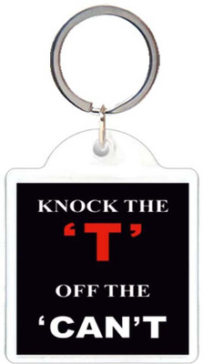 Everyday Gifts Corporate (Knock The T Off The Can T) Key Chain